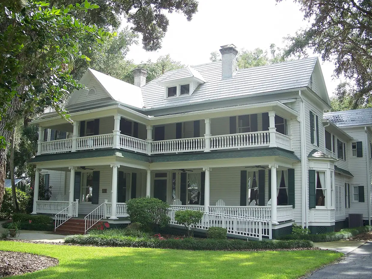 The Luther F. Tilden House on Tildenville School Road in Winter Garden, listed on the National Register of Historic Places